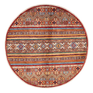 Ziegler Carpet - Shal runt  - 137 x 145 cm - flerfärgad