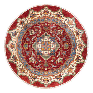Ziegler Carpet - Kazak runt  - 302 x 297 cm - flerfärgad