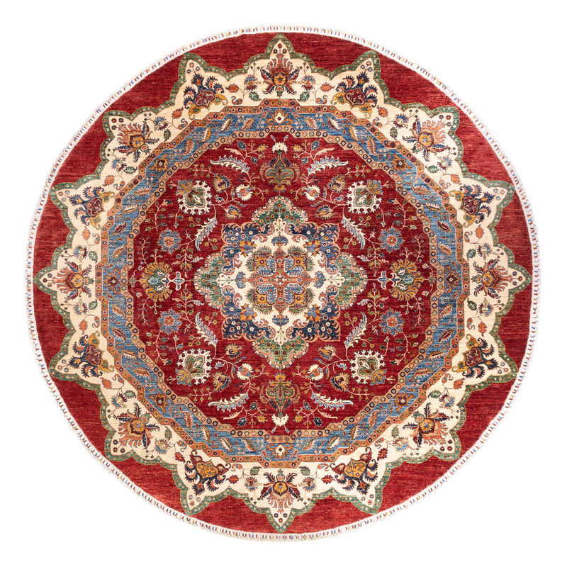 Ziegler Carpet - Kazak runt  - 302 x 297 cm - flerfärgad