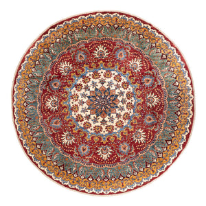 Ziegler Carpet - Kazak runt  - 268 x 270 cm - flerfärgad