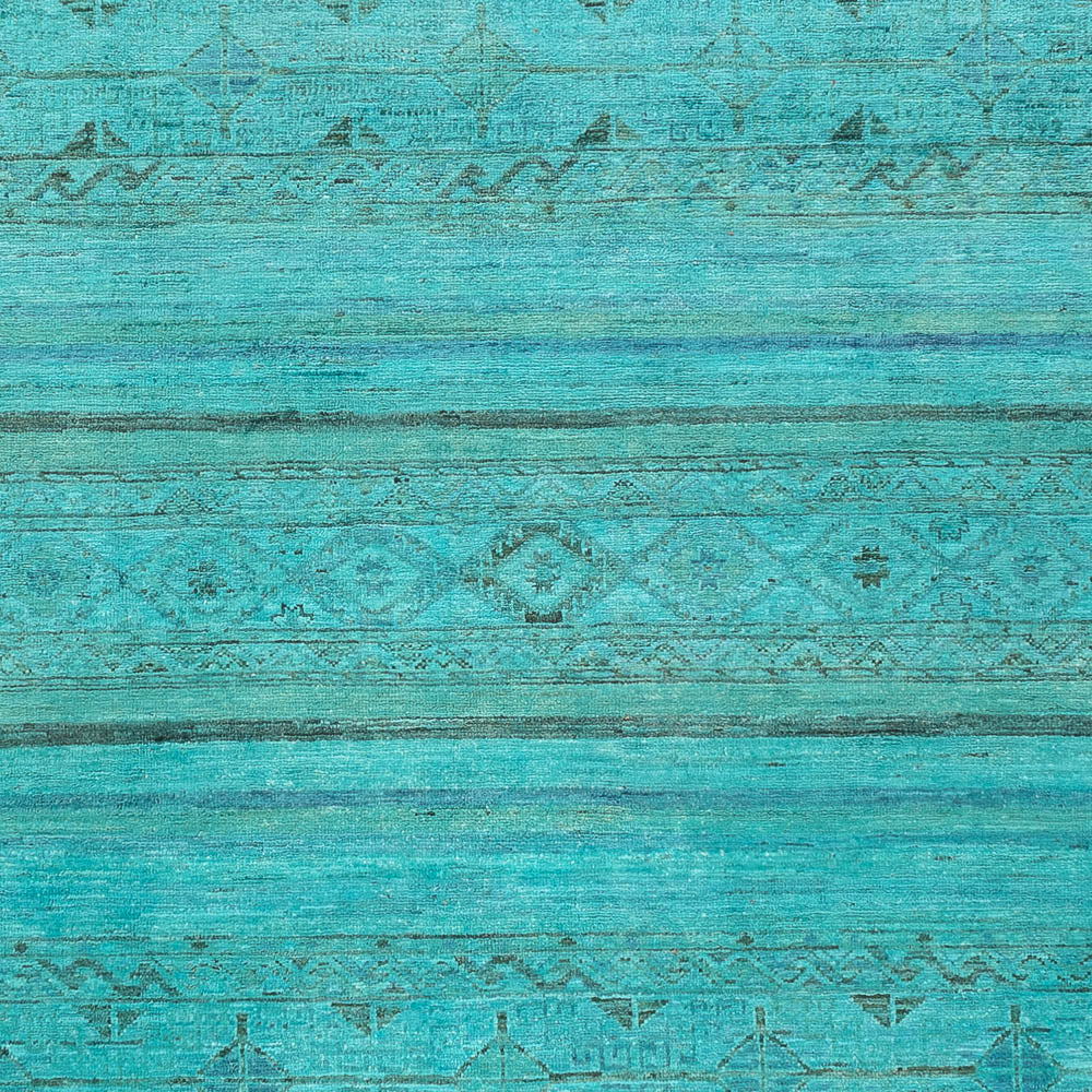 Ziegler Carpet - Modern - Vintage / färgad - 248 x 202 cm - turkos