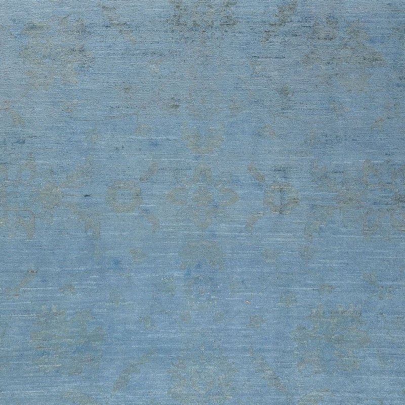 Ziegler Carpet - Modern - Vintage / färgad - 231 x 169 cm - havsblått