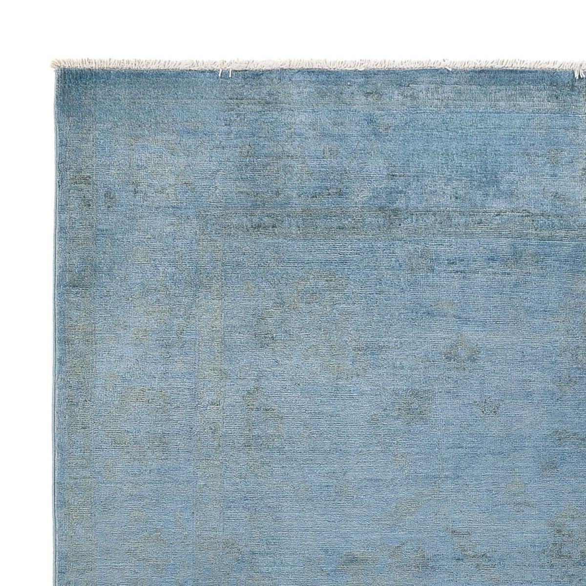 Ziegler Carpet - Modern - Vintage / färgad - 231 x 169 cm - havsblått