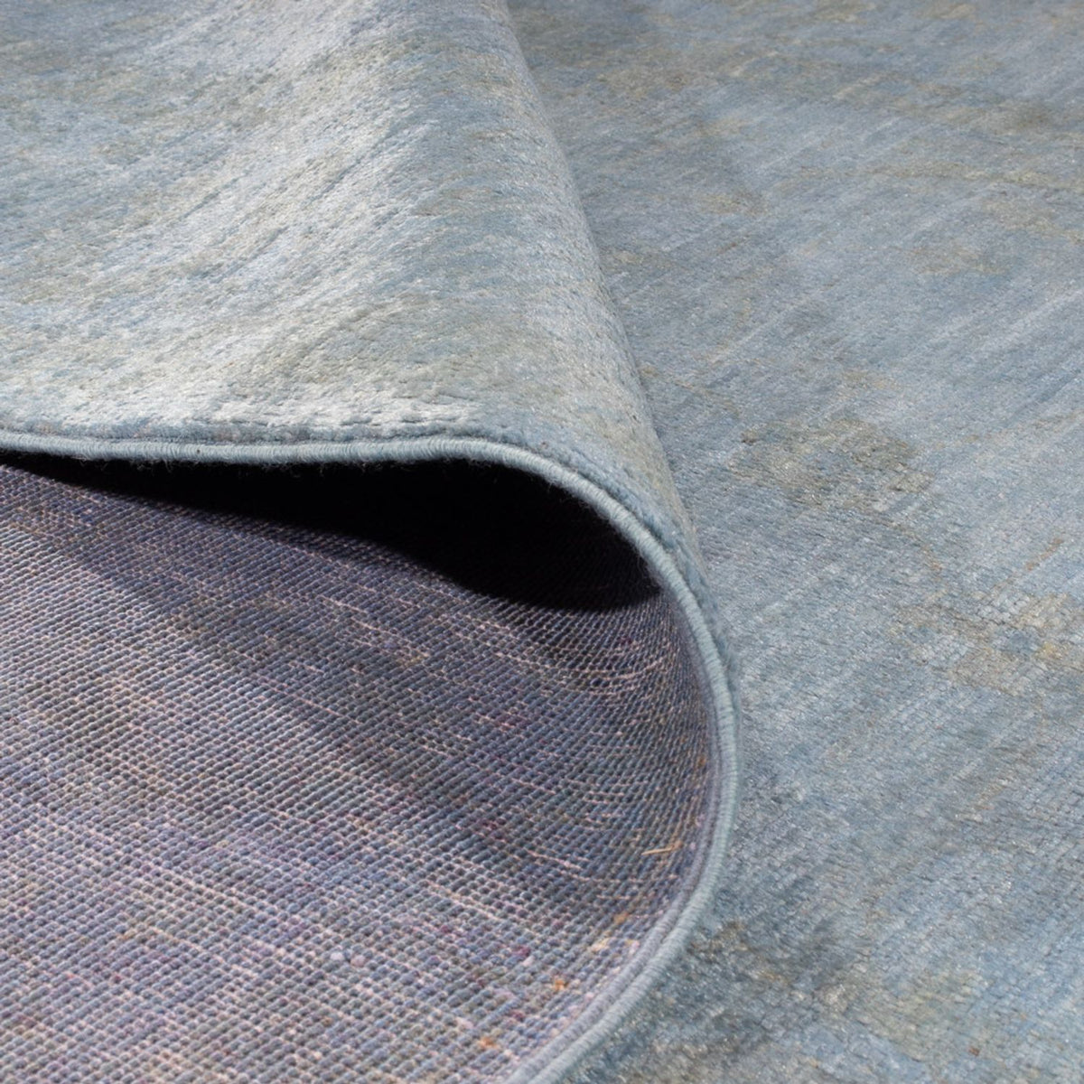Ziegler Carpet - Modern - Vintage / färgad - 231 x 169 cm - havsblått