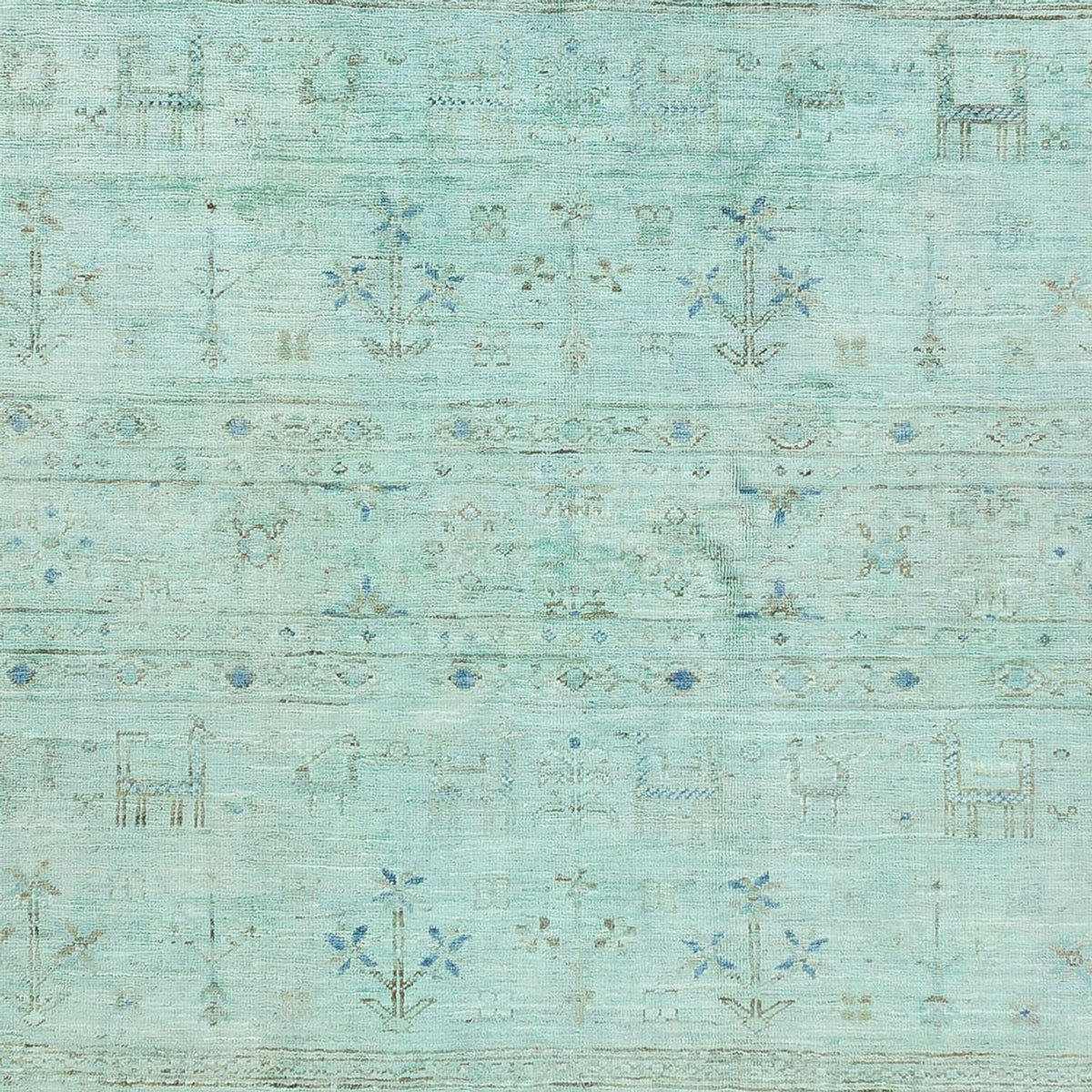 Ziegler Carpet - Modern - 237 x 164 cm - turkos