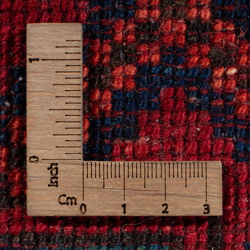 Afghansk matta - Kunduz - 312 x 258 cm - röd