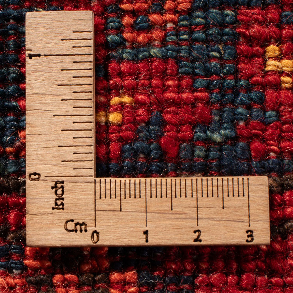 Afghansk matta - 298 x 257 cm - röd