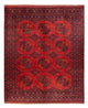 Afghansk matta - 298 x 256 cm - röd