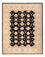 Ziegler Carpet - 198 x 155 cm - svart