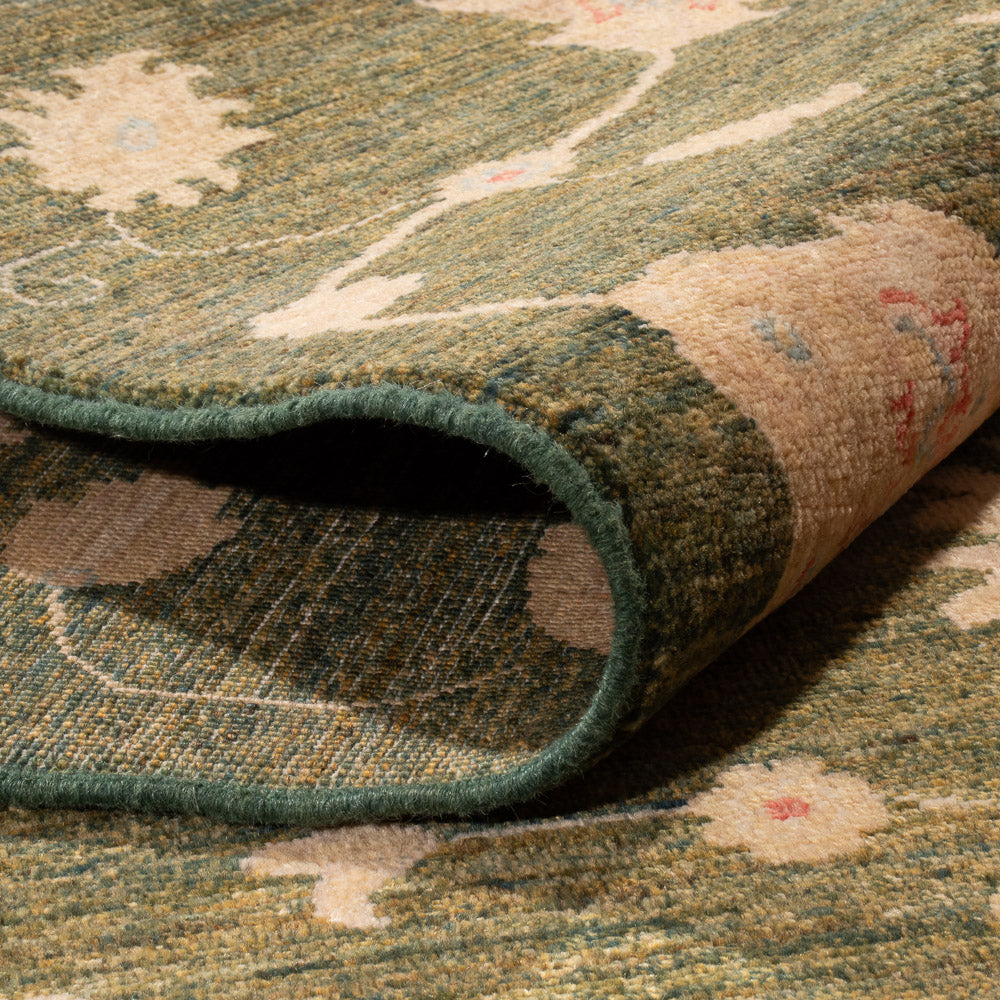 Ziegler Carpet - Modern - 200 x 151 cm - olivgrön