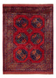 Afghansk matta - Kunduz - 199 x 149 cm - röd