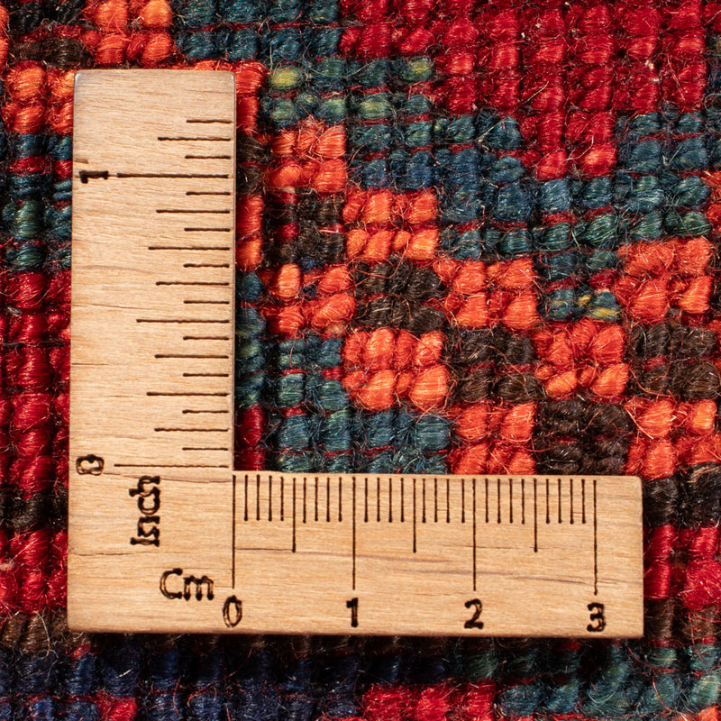 Afghansk matta - Kunduz - 199 x 149 cm - röd