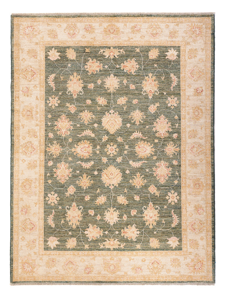 Ziegler Carpet - 202 x 155 cm - olivgrön