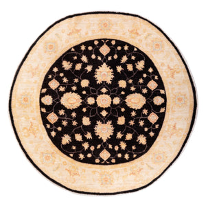 Ziegler Carpet runt  - 198 x 201 cm - svart
