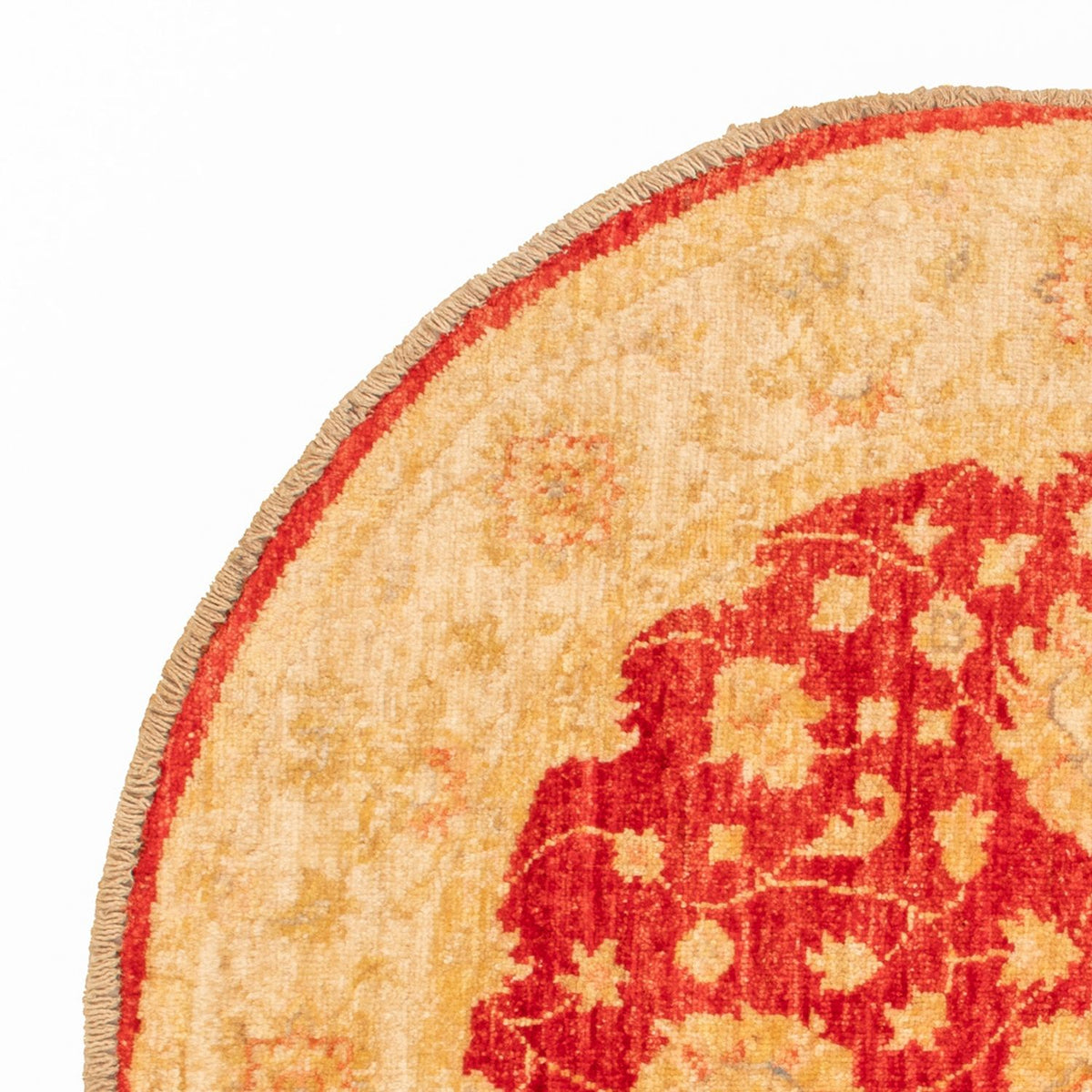 Ziegler Carpet runt  - 96 x 99 cm - röd