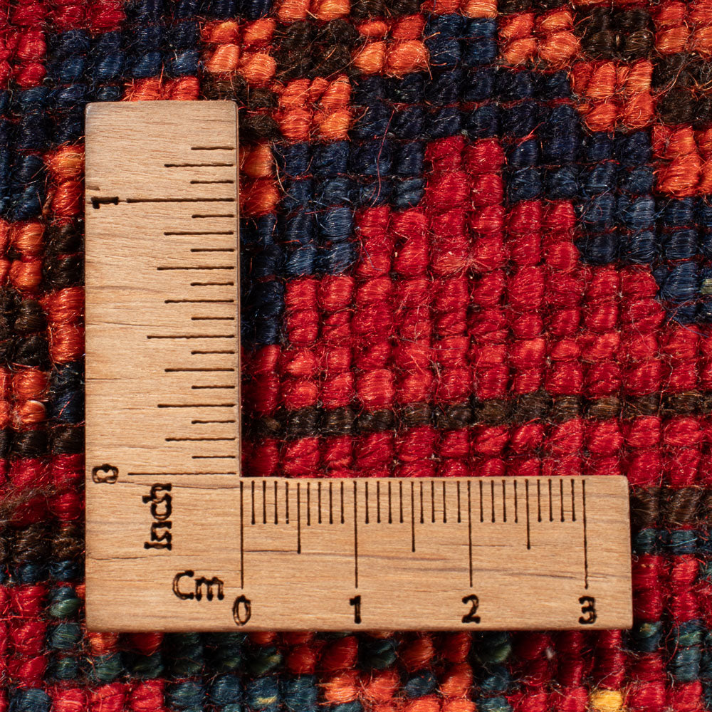 Afghansk matta - Kunduz - 205 x 158 cm - röd