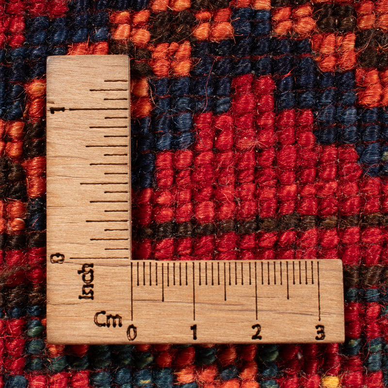 Afghansk matta - Kunduz - 205 x 158 cm - röd