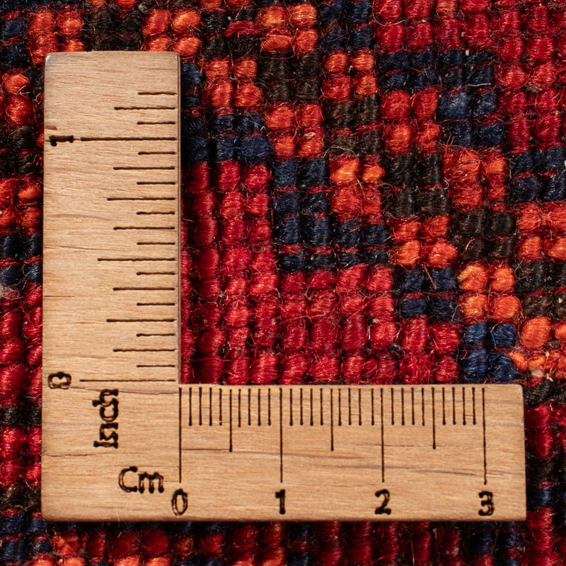 Afghansk matta - Kunduz - 197 x 154 cm - röd