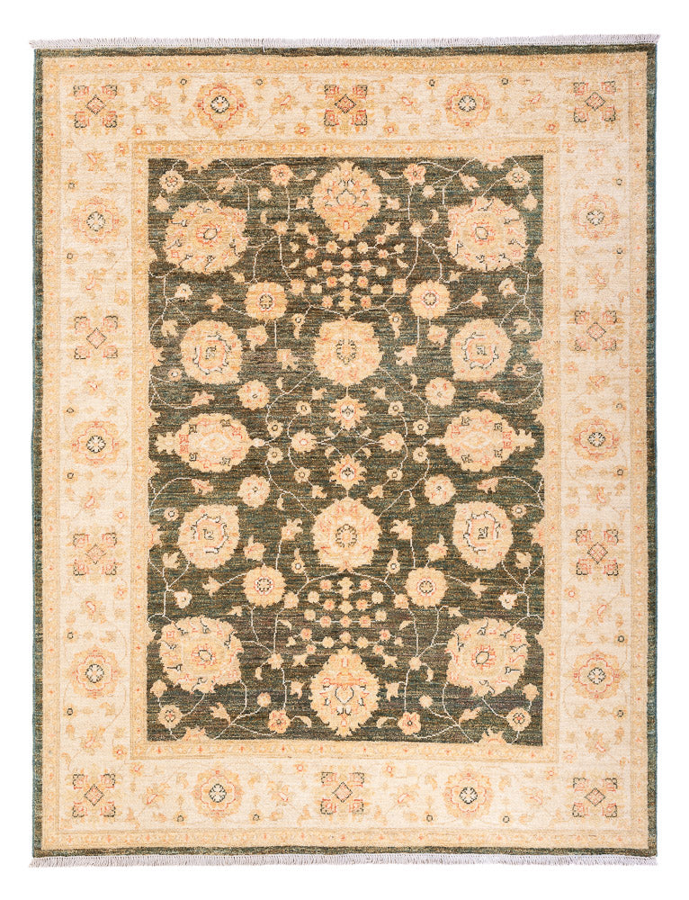Ziegler Carpet - 198 x 154 cm - olivgrön