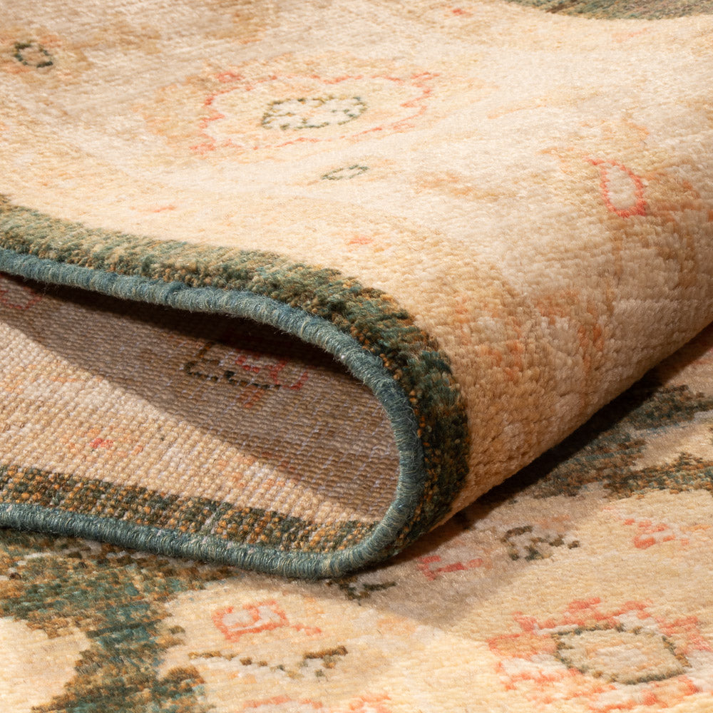 Ziegler Carpet - 198 x 154 cm - olivgrön