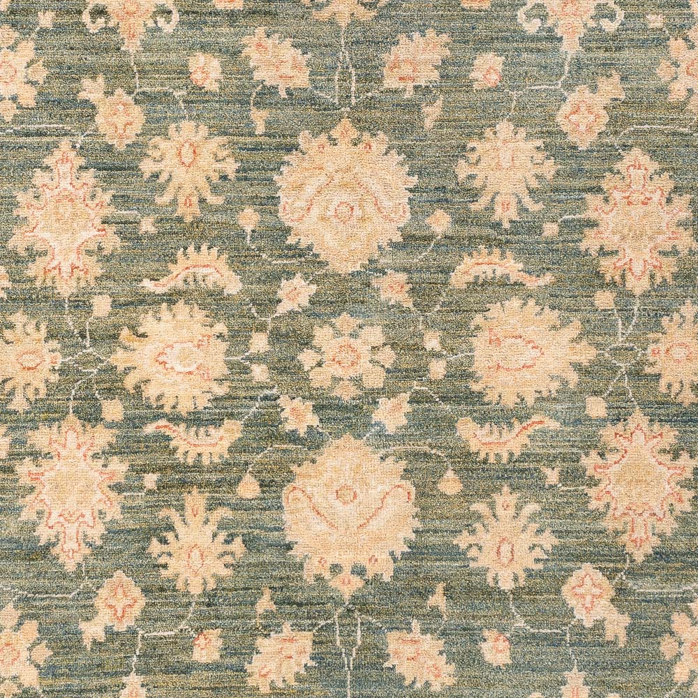Ziegler Carpet - 202 x 147 cm - olivgrön