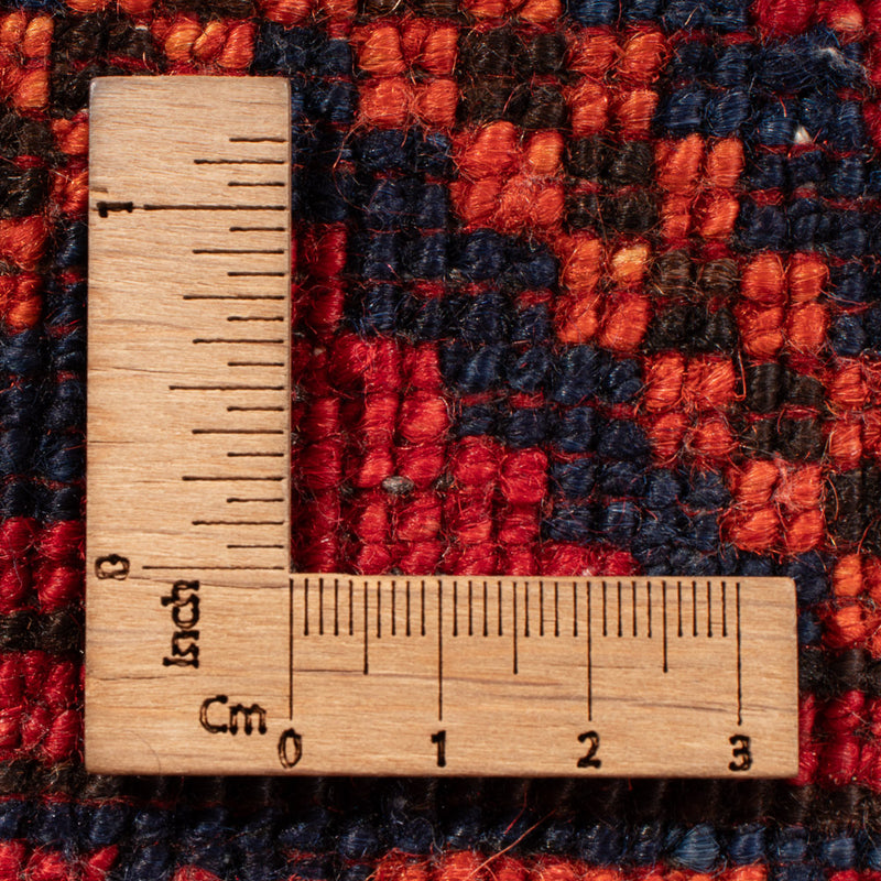 Afghansk matta - Kunduz - 198 x 154 cm - röd