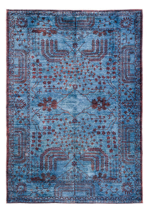 Ziegler Carpet - Modern - Vintage / färgad - 199 x 141 cm - blå