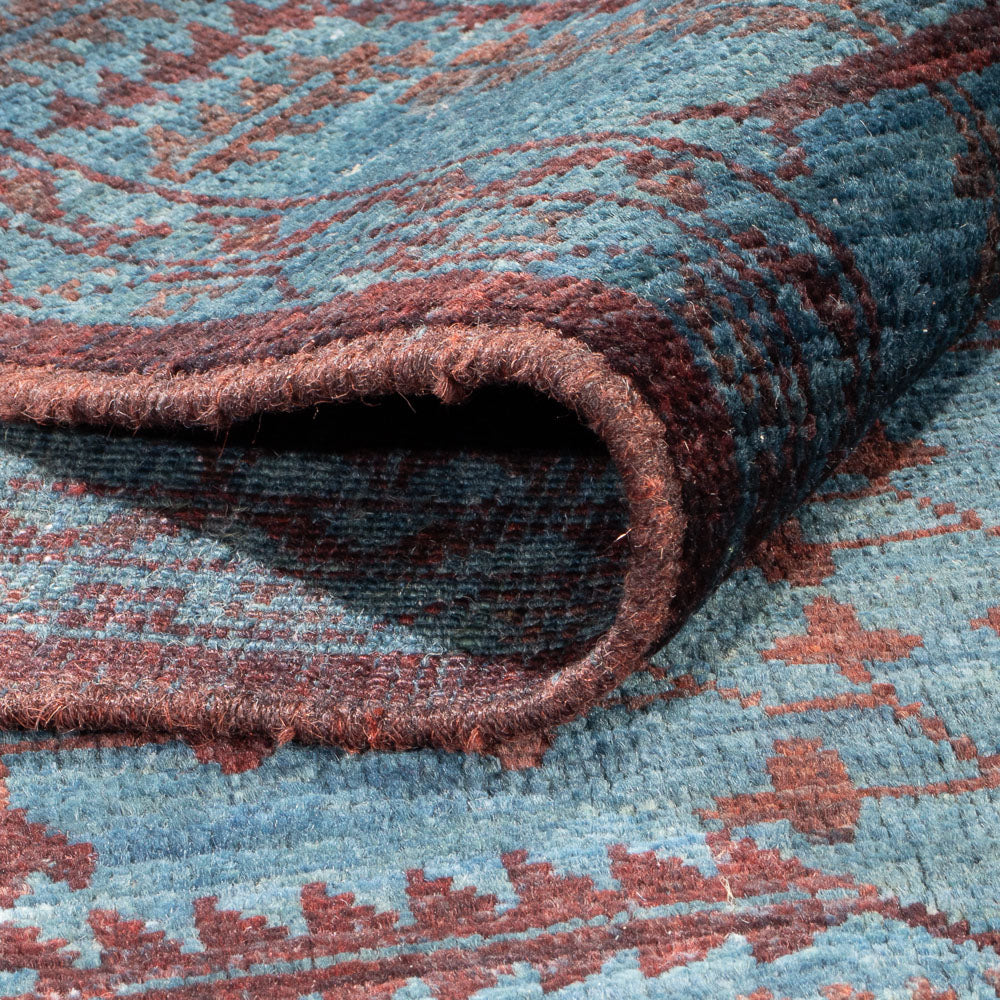 Ziegler Carpet - Modern - Vintage / färgad - 199 x 141 cm - blå