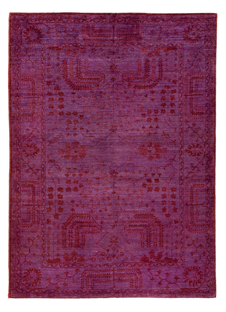 Ziegler Carpet - Modern - Vintage / färgad - 190 x 131 cm - lila