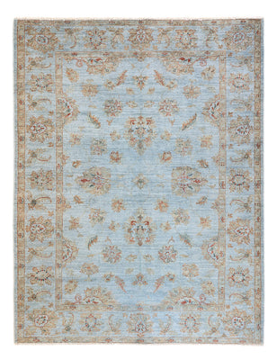 Ziegler Carpet - Modern - Vintage / färgad - 197 x 148 cm - ljusblå
