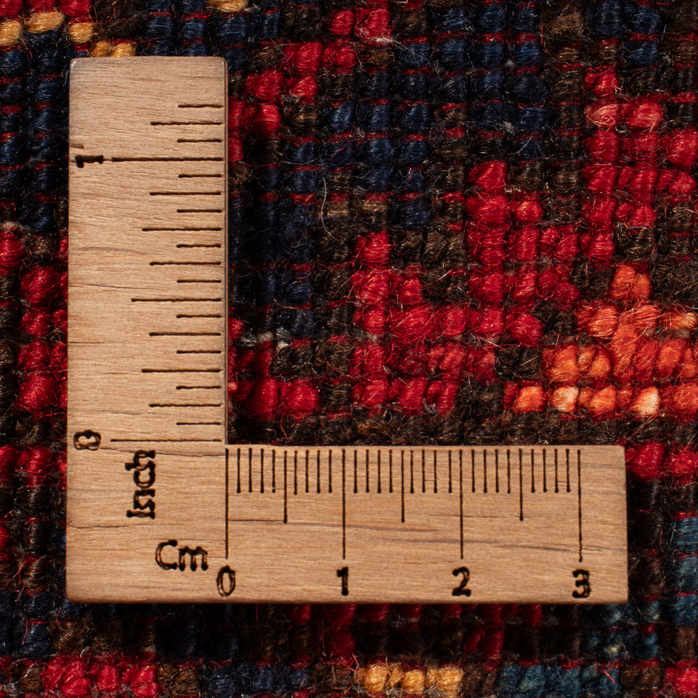 Afghansk matta - Kunduz - 205 x 153 cm - röd