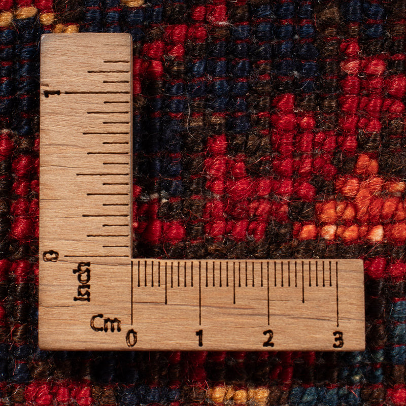 Afghansk matta - Kunduz - 205 x 153 cm - röd