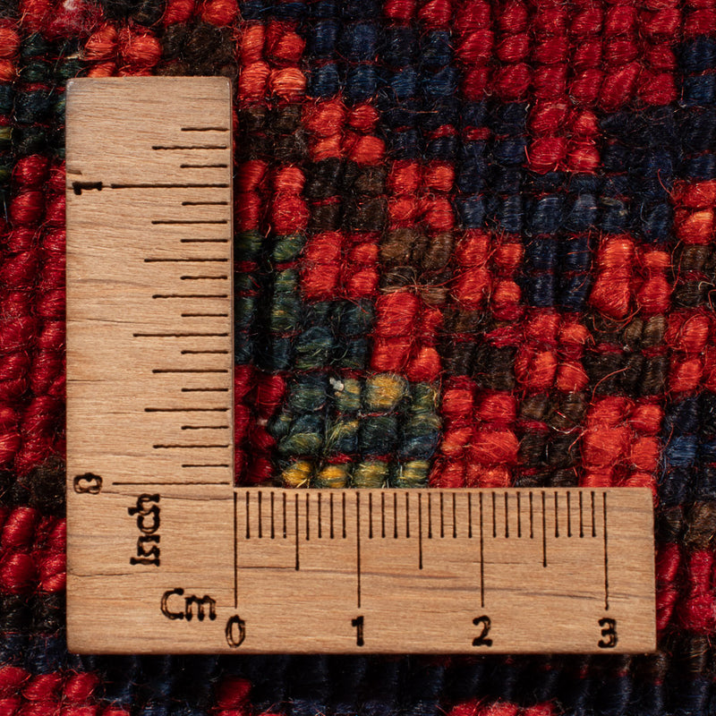 Afghansk matta - Kunduz - 194 x 156 cm - röd