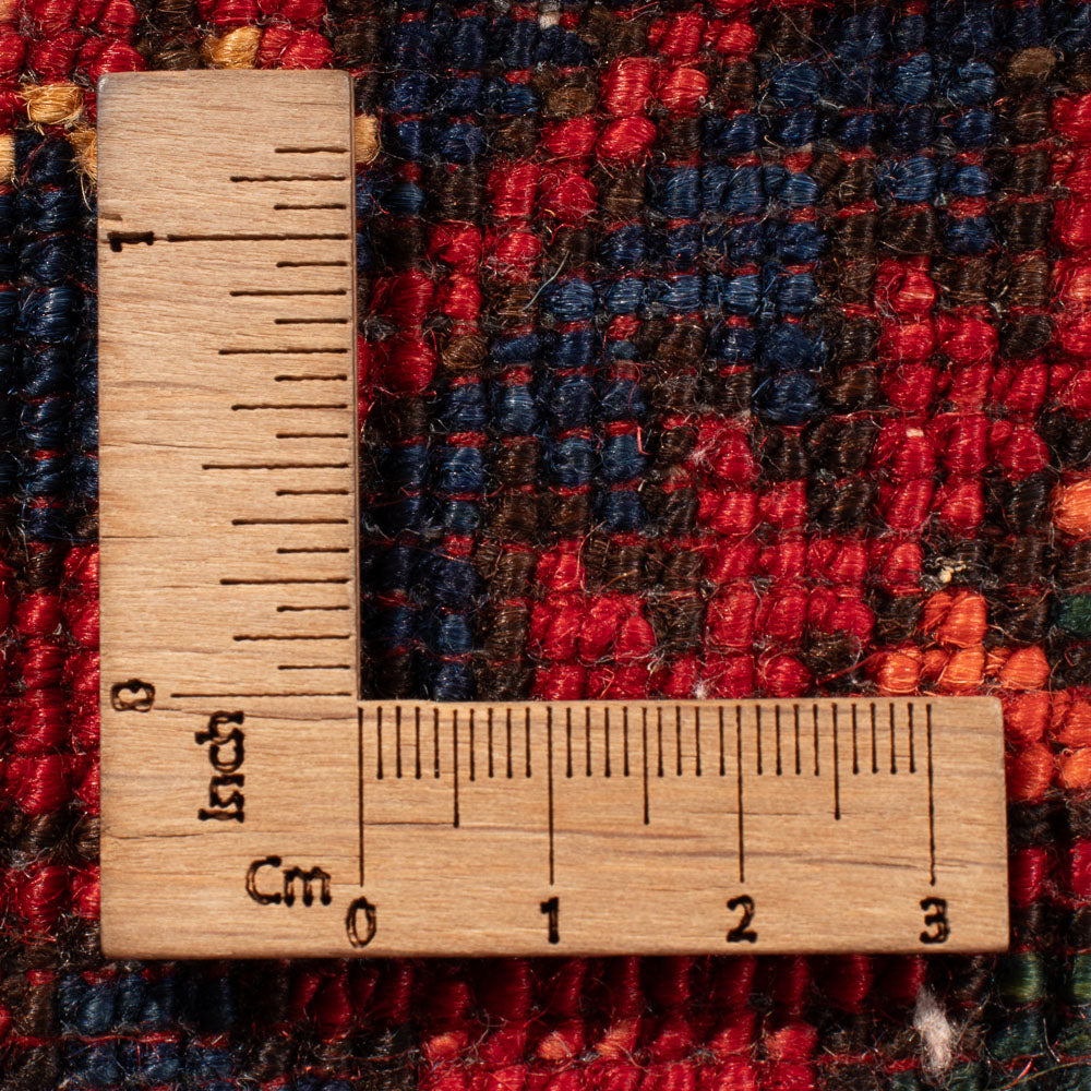 Afghansk matta - Kunduz - 204 x 151 cm - röd