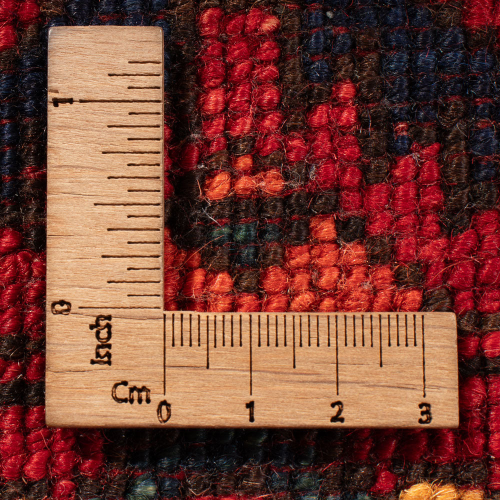 Afghansk matta - Kunduz - 198 x 155 cm - röd