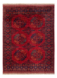 Afghansk matta - Kunduz - 200 x 155 cm - röd