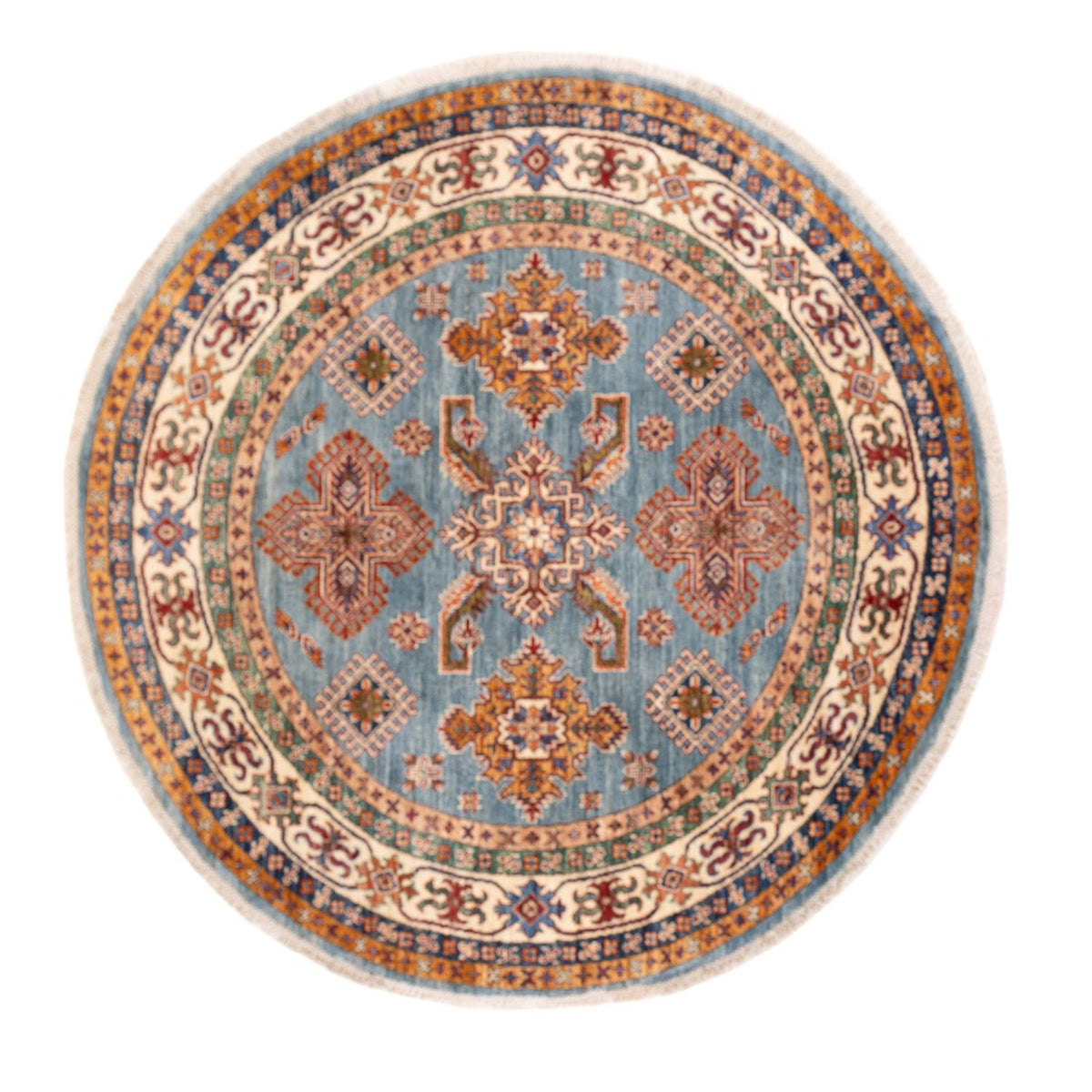 Ziegler Carpet - Kazak runt  - 148 x 147 cm - blå