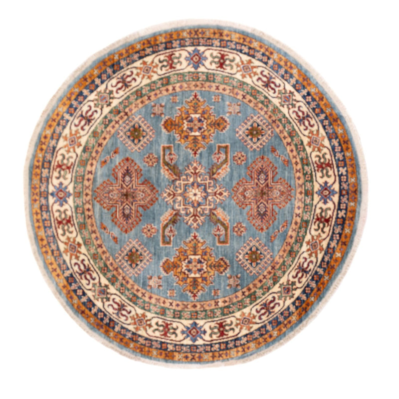 Ziegler Carpet - Kazak runt  - 148 x 147 cm - blå