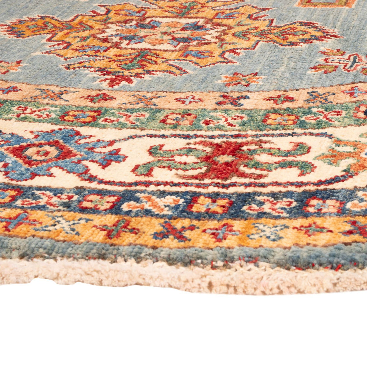 Ziegler Carpet - Kazak runt  - 148 x 147 cm - blå