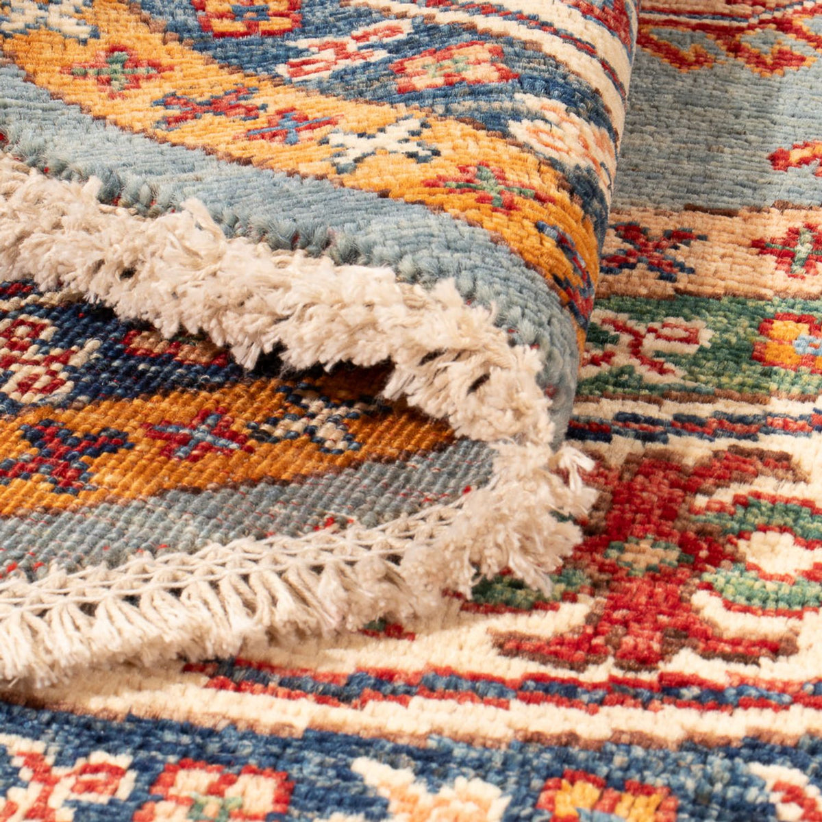 Ziegler Carpet - Kazak runt  - 148 x 147 cm - blå