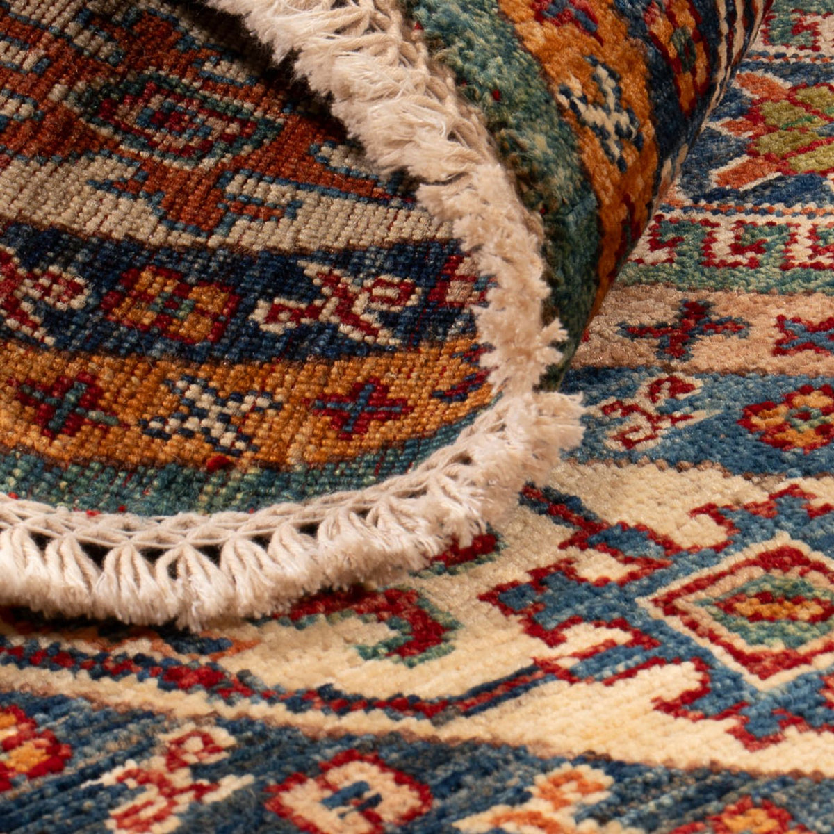 Ziegler Carpet - Kazak runt  - 151 x 147 cm - grön