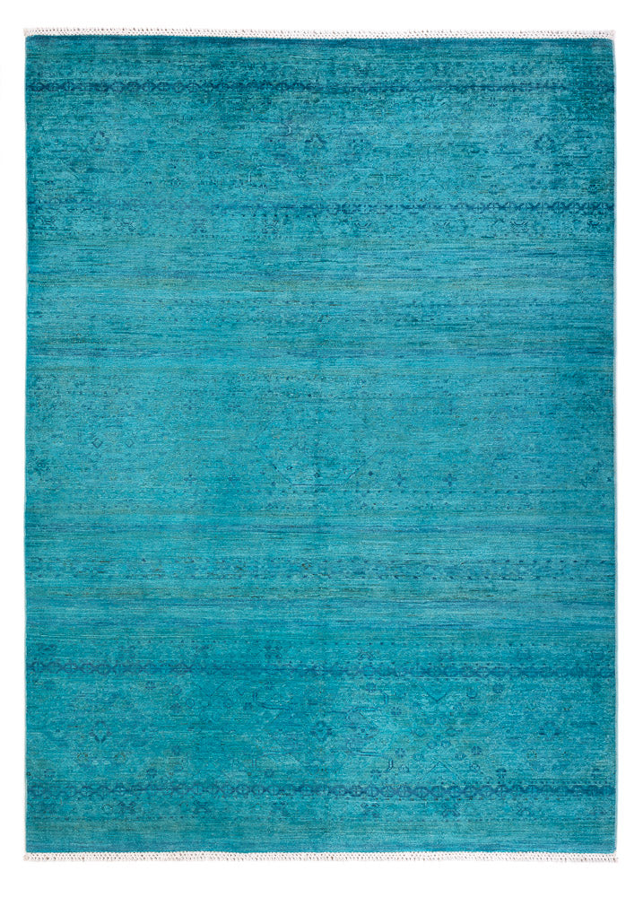 Ziegler Carpet - Modern - Vintage / färgad - 210 x 153 cm - blå