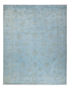 Ziegler Carpet - Modern - Vintage / färgad - 194 x 149 cm - ljusblå