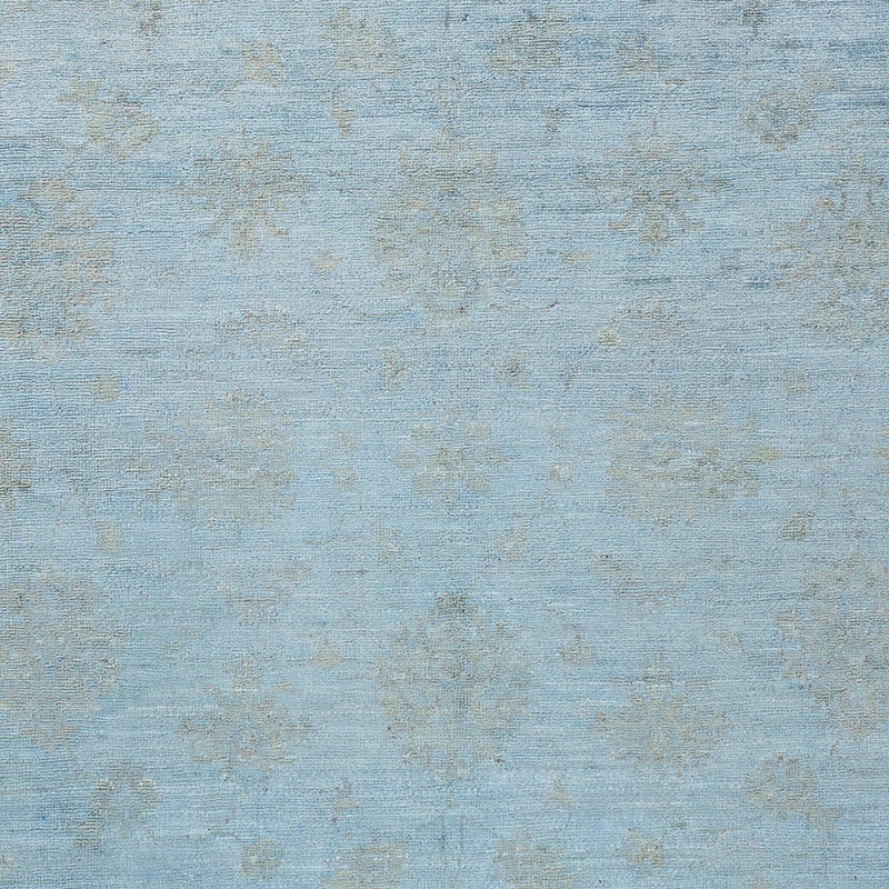 Ziegler Carpet - Modern - Vintage / färgad - 194 x 149 cm - ljusblå