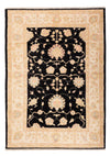 Ziegler Carpet 124x178cm - Oriental Carpet - Rektangulär / Svart / 124 x 178 cm Rektangulär