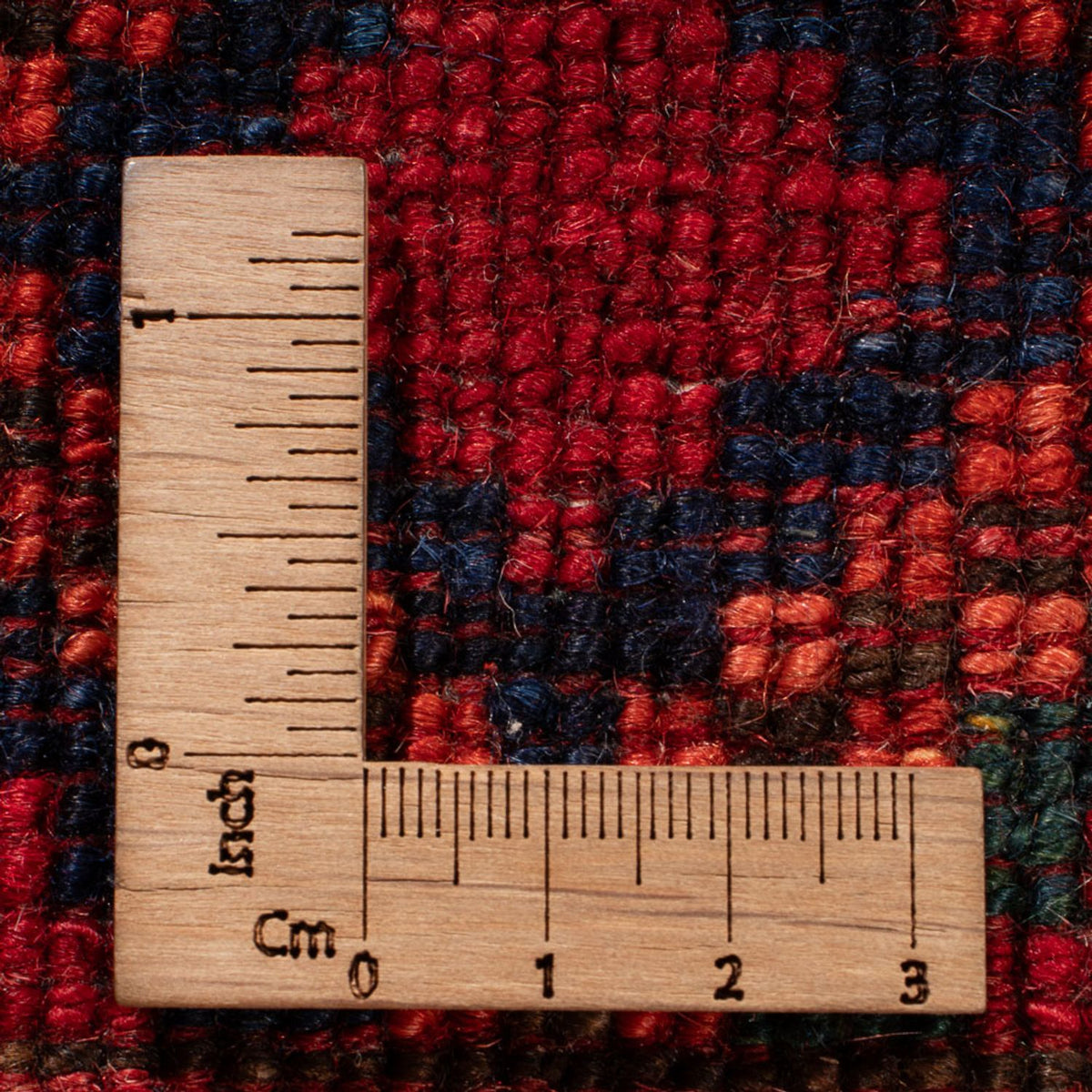 Afghansk matta - 179 x 123 cm - röd