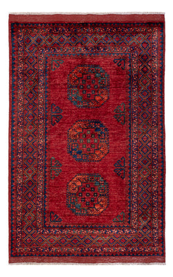 Afghansk matta - 182 x 120 cm - röd