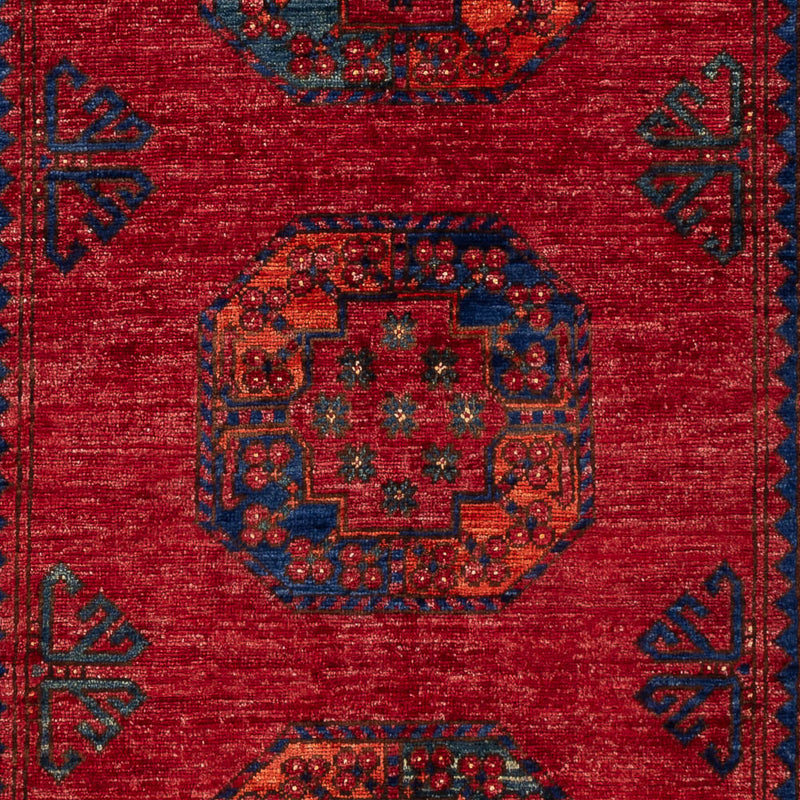 Afghansk matta - 182 x 120 cm - röd