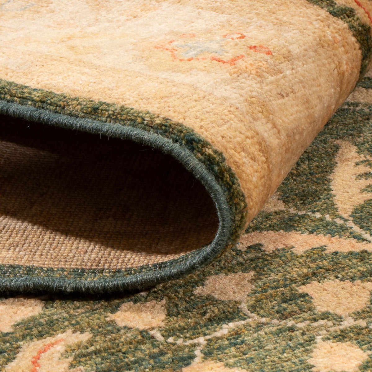 Ziegler Carpet - 175 x 125 cm - olivgrön