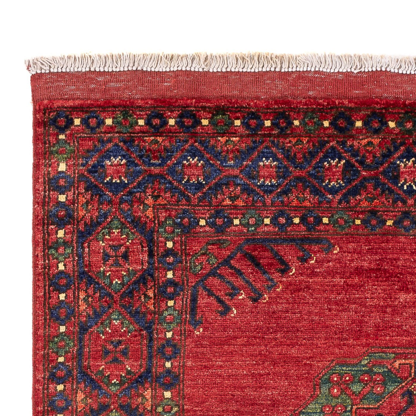 Afghansk matta - 181 x 122 cm - röd